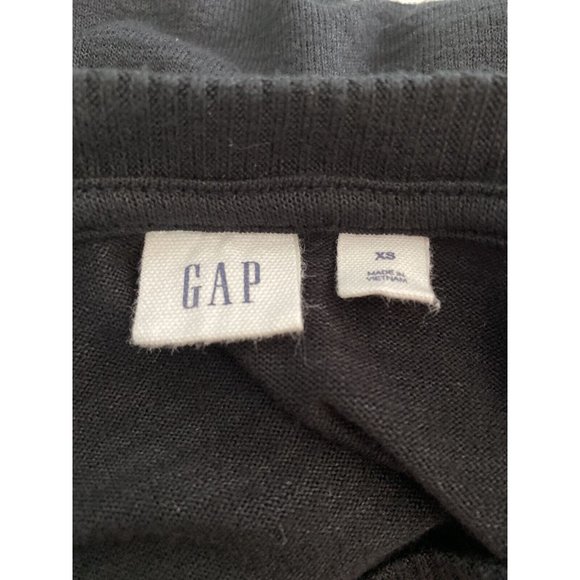 GAP Size XSmall Women Black Soft Hi-Low Pullover Sweater Long Sleeve Round Neck - Picture 7 of 7